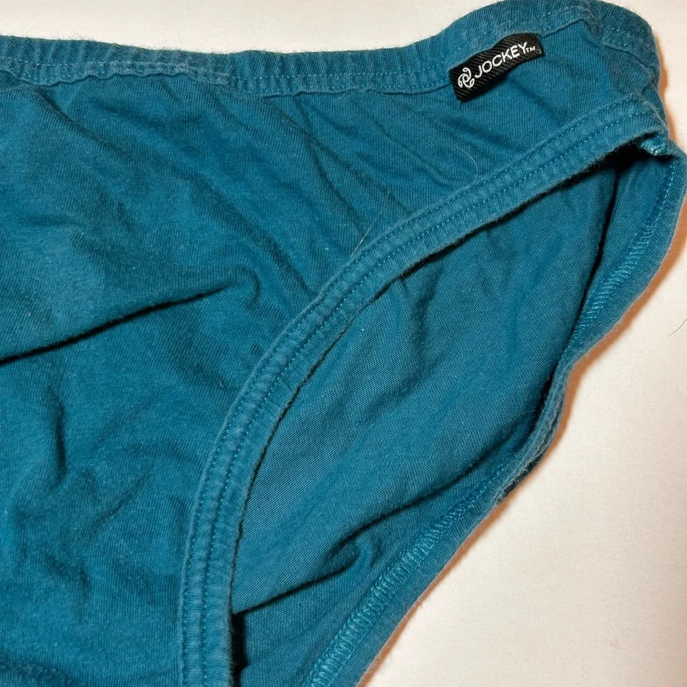 Jockey Elance Turquoise Blue Large Brief - Picture 1 of 4
